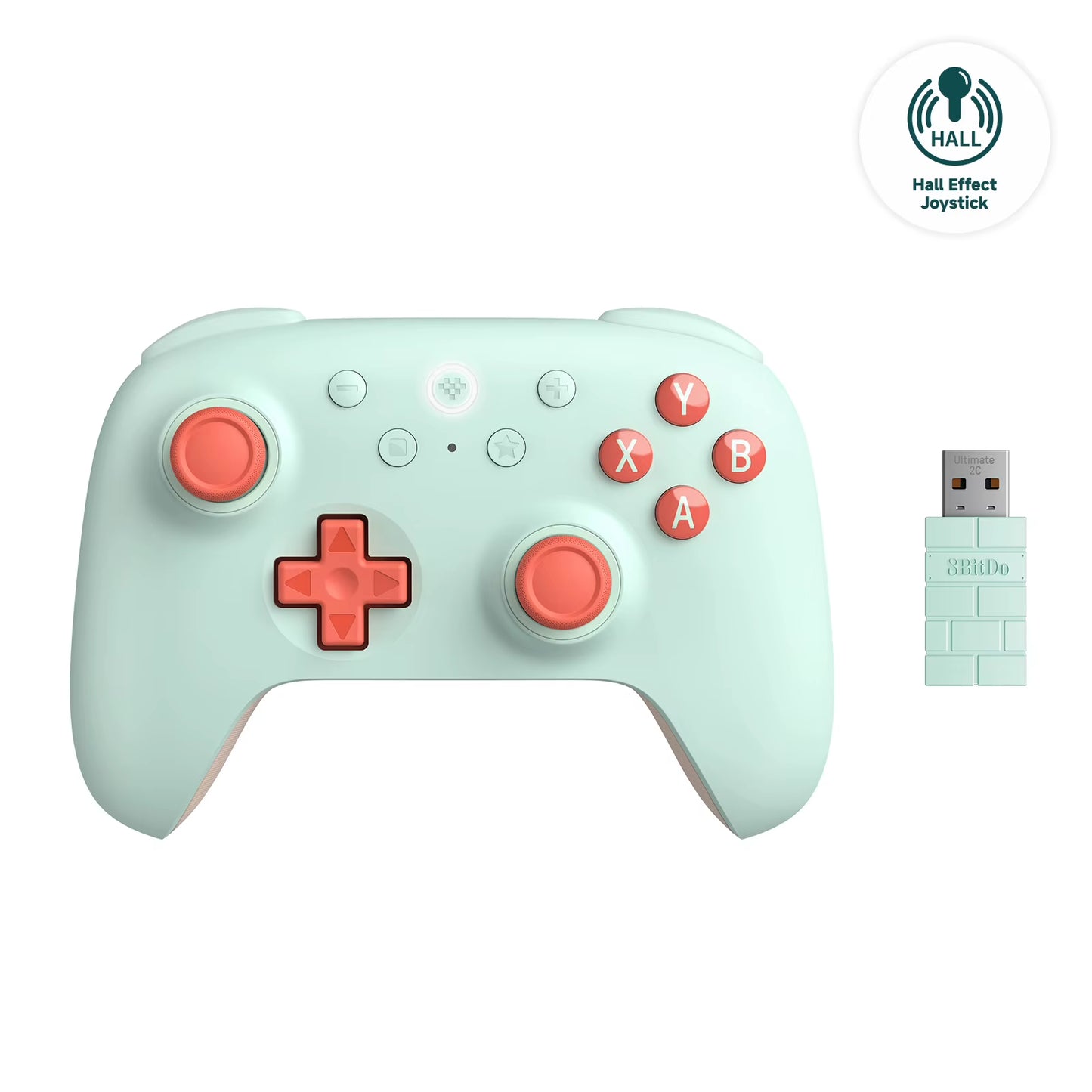 8Bitdo Ultimate 2C Wireless Gaming Controller,Gamepad with Effect for PC, Windows 10, 11, Steam Deck, Raspberry Pi, Android