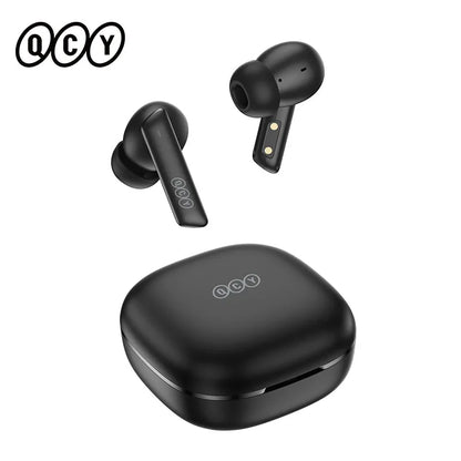HT05 ANC Wireless Earphone 40Db Noise Cancelling Bluetooth 5.2 Headphone 6 Mic ENC HD Call TWS Earbuds Transparency Mode