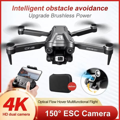 Z908 Pro /MAX 8K Drone ESC Professional 4K Dron Optical Flow Localization 3Sided Obstacle Avoidance Quadcopter Toys