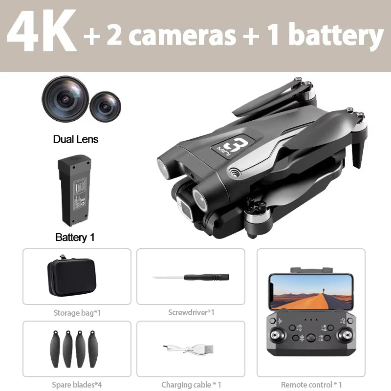 Z908 Pro /MAX 8K Drone ESC Professional 4K Dron Optical Flow Localization 3Sided Obstacle Avoidance Quadcopter Toys