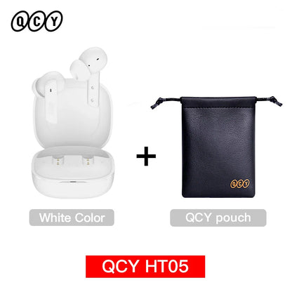 HT05 ANC Wireless Earphone 40Db Noise Cancelling Bluetooth 5.2 Headphone 6 Mic ENC HD Call TWS Earbuds Transparency Mode