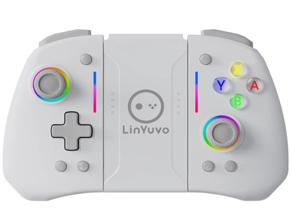 Linyuvo KS42 Meteor Light Wireless Joy-Pad with 8 Color RGB Lights for Switch/Lite/Oled, with Programmable,,Turbo & Vibration